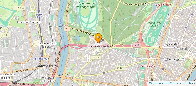 localisation de l'entreprise MONSIEUR MARC COGGIA  BOULOGNE-BILLANCOURT