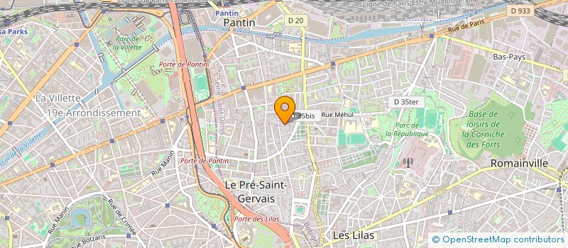 localisation de l'entreprise MONSIEUR MARC COHEN à PANTIN