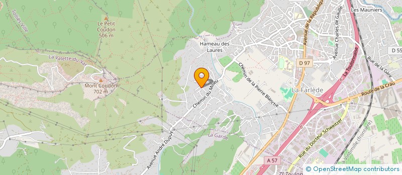 localisation de l'entreprise MONSIEUR MARC COLLAT  VIAS