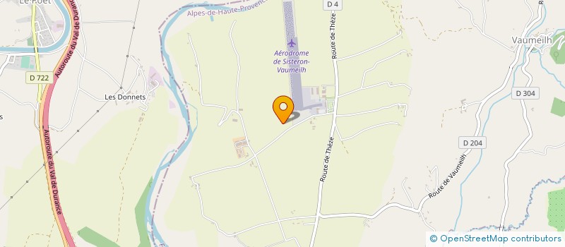 localisation de l'entreprise MONSIEUR MARC COLLOMBON  VAUMEILH