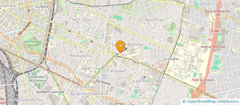 localisation de l'entreprise MONSIEUR MARC COLOMBEL  LYON