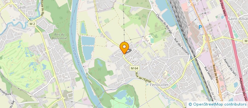 localisation de l'entreprise MONSIEUR MARC COMBE  FENOUILLET