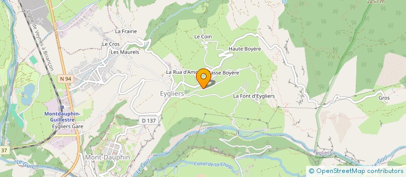 localisation de l'entreprise MONSIEUR MARC COMBE à GUILLESTRE