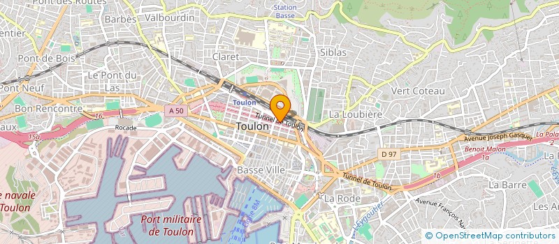 localisation de l'entreprise MONSIEUR MARC CONSTANS  TOULON