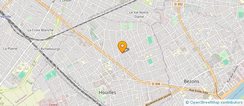 localisation de l'entreprise MONSIEUR MARC CONY à HOUILLES