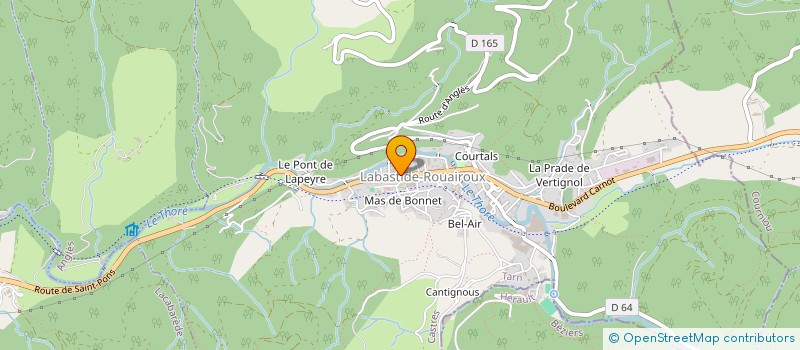 localisation de l'entreprise MONSIEUR MARC COQUET  SAINTE-ROSE