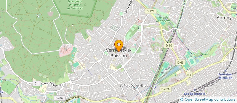 localisation de l'entreprise MONSIEUR MARC CORDIER à VERRIERES-LE-BUISSON