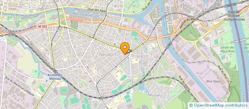 localisation de l'entreprise MONSIEUR MARC CORDONNIER  STRASBOURG