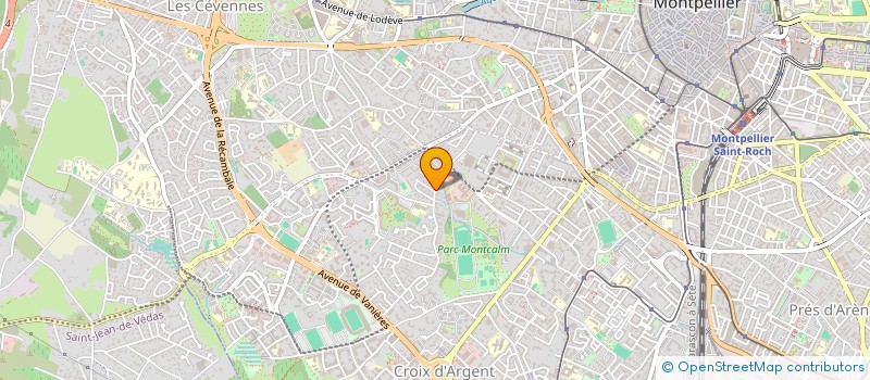 localisation de l'entreprise MONSIEUR MARC CORNET à MONTPELLIER