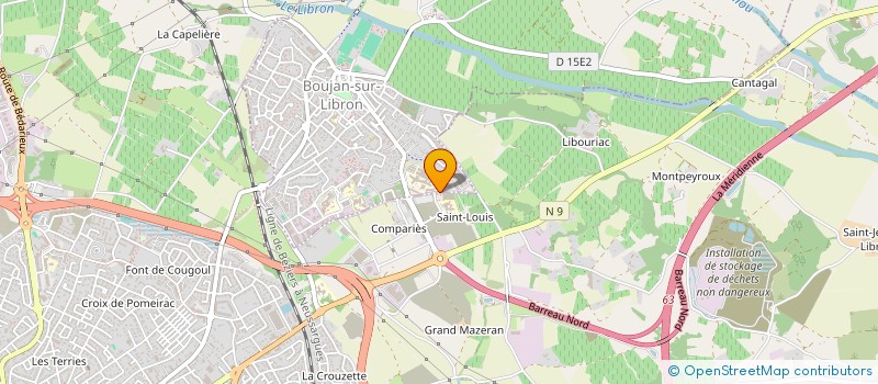 localisation de l'entreprise MONSIEUR MARC COSTE à BOUJAN-SUR-LIBRON