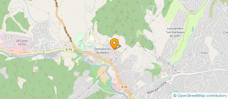 localisation de l'entreprise MONSIEUR MARC COTTE à SAINTE-MAXIME