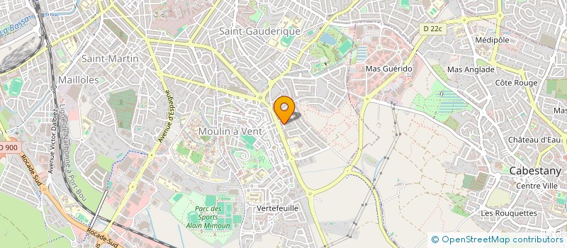 localisation de l'entreprise MONSIEUR MARC COTTE  PERPIGNAN