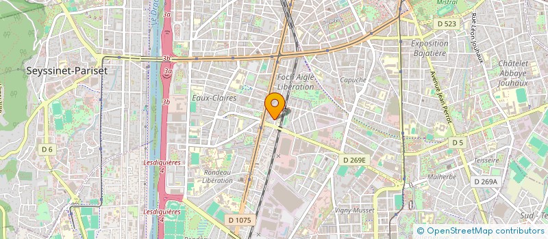 localisation de l'entreprise MONSIEUR MARC COTTON  GRENOBLE