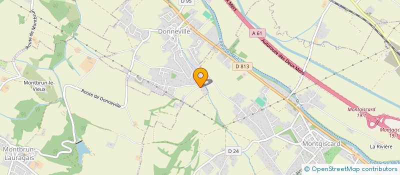 localisation de l'entreprise MONSIEUR MARC COULIOU  DONNEVILLE