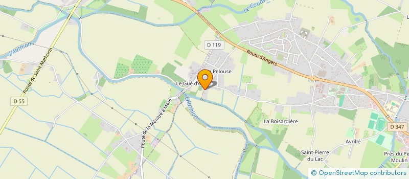 localisation de l'entreprise MONSIEUR MARC COULON à BEAUFORT-EN-ANJOU