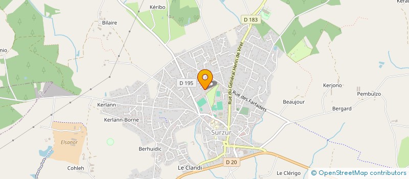 localisation de l'entreprise MONSIEUR MARC COURCIMAULT à SURZUR