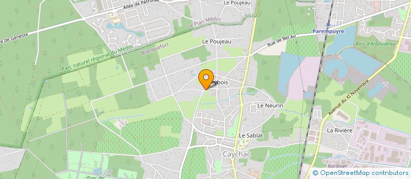 localisation de l'entreprise MONSIEUR MARC COURTOUX à BLANQUEFORT