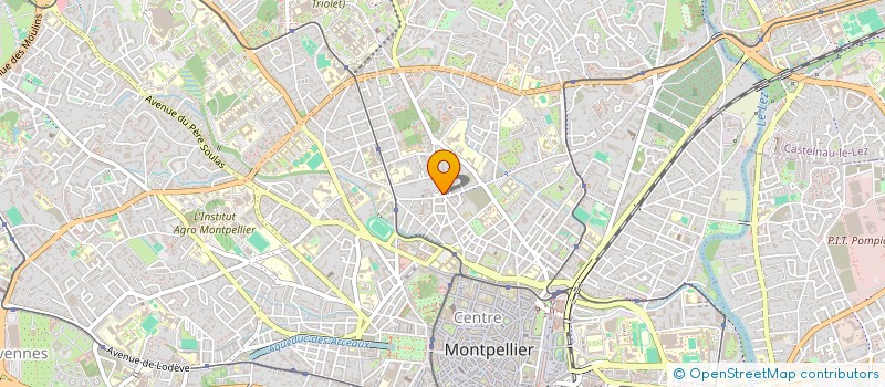 localisation de l'entreprise MONSIEUR MARC COUSTOL à MONTPELLIER