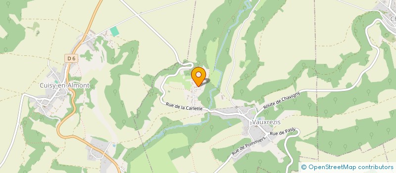 localisation de l'entreprise MONSIEUR MARC COUTEAU  VAUXREZIS