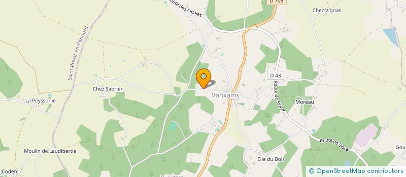 localisation de l'entreprise MONSIEUR MARC COUTUREAU  VANXAINS