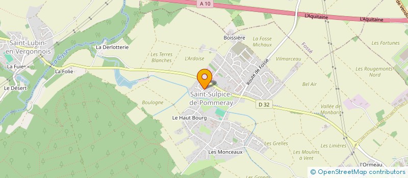 localisation de l'entreprise MONSIEUR MARC CRESPO à SAINT-SULPICE-DE-POMMERAY