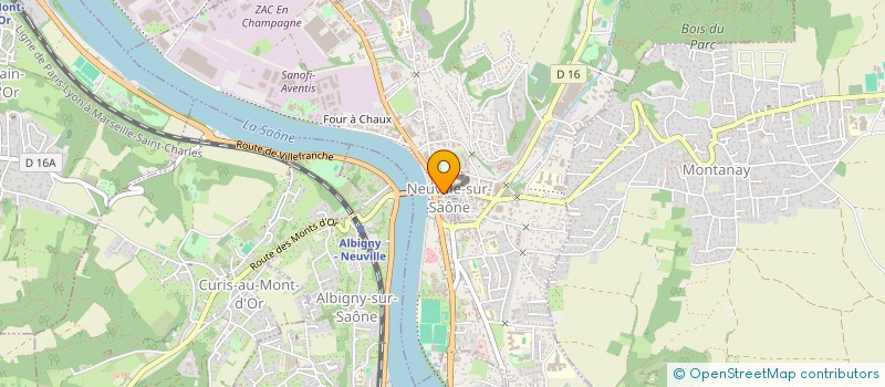 localisation de l'entreprise MONSIEUR MARC CRESSON à NEUVILLE-SUR-SAONE