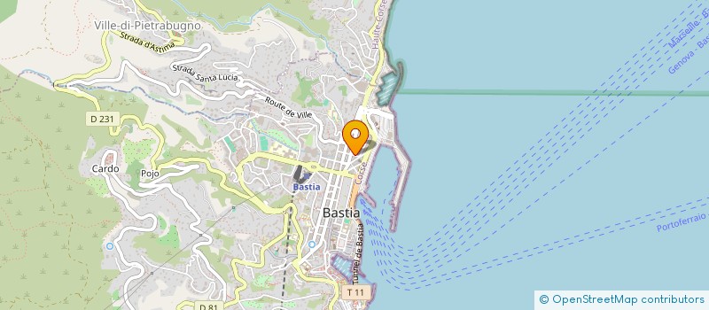 localisation de l'entreprise MONSIEUR MARC CRISTOFARI à BASTIA