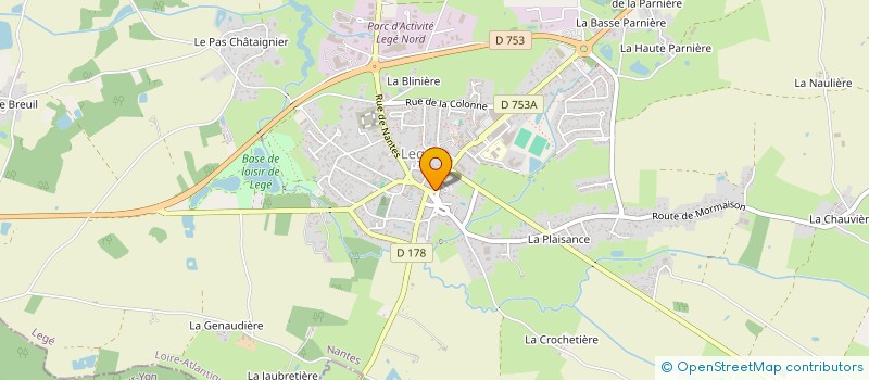 localisation de l'entreprise MONSIEUR MARC CROLIER  TOUVOIS