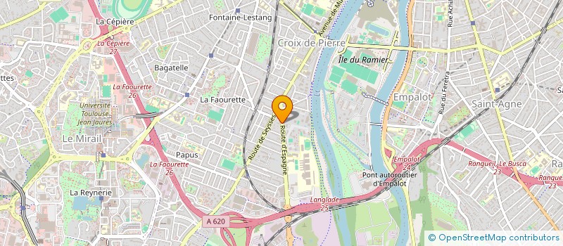 localisation de l'entreprise MONSIEUR MARC CRUEGHE  TOULOUSE
