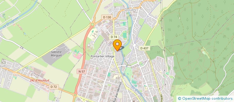 localisation de l'entreprise MONSIEUR MARC CUEVAS-LOPEZ  DOUBS