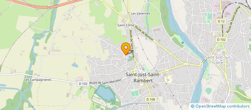 localisation de l'entreprise MONSIEUR MARC CURY à SAINT-JUST-SAINT-RAMBERT
