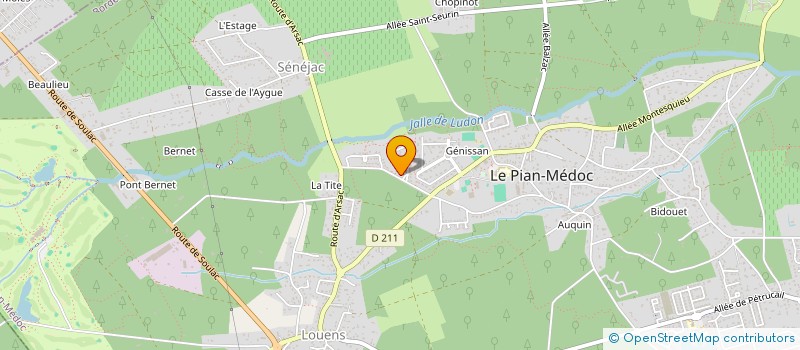 localisation de l'entreprise MONSIEUR MARC D ALMEIDA à LE PIAN-MEDOC