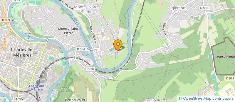 localisation de l'entreprise MONSIEUR MARC D'AMICO  MONTCY-NOTRE-DAME