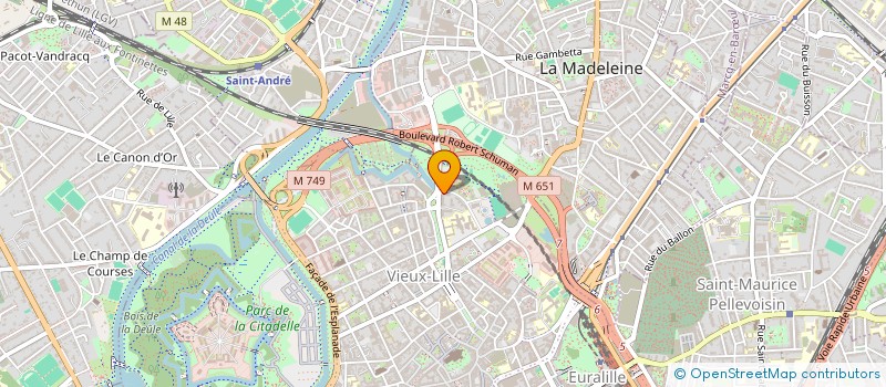 localisation de l'entreprise MONSIEUR MARC D'HAUSSY à LILLE