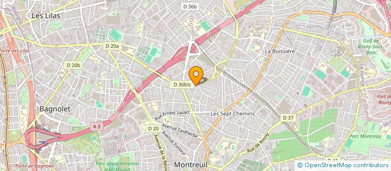 localisation de l'entreprise MONSIEUR MARC DA SILVA à MONTREUIL