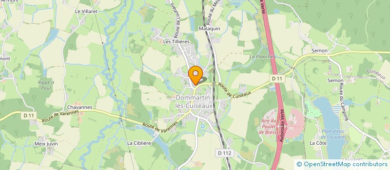 localisation de l'entreprise MONSIEUR MARC DA SILVA  DOMMARTIN-LES-CUISEAUX