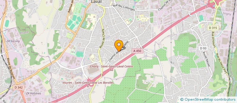 localisation de l'entreprise MONSIEUR MARC DA SILVA BARBOSA  SAINT-GENIS-LAVAL