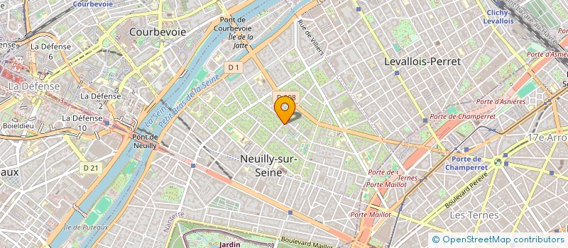 localisation de l'entreprise MONSIEUR MARC DAGNEAU DE RICHECOUR à NEUILLY SUR SEINE
