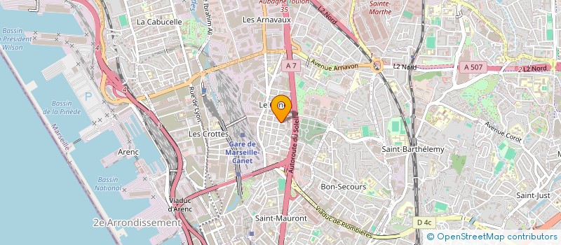 localisation de l'entreprise MONSIEUR MARC DANI à MARSEILLE