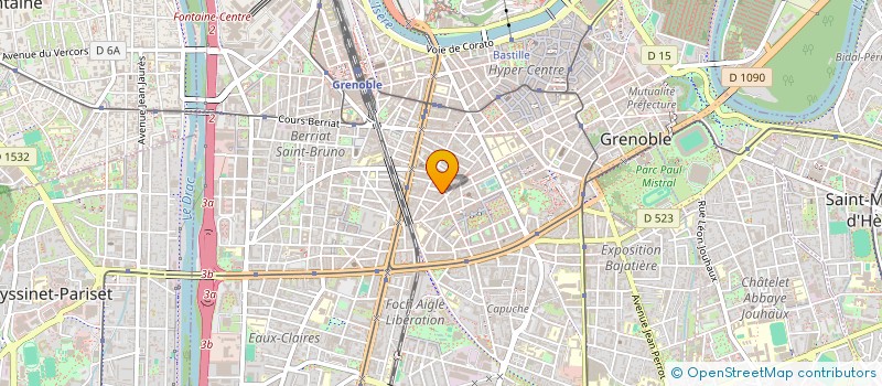 localisation de l'entreprise MONSIEUR MARC DANIEL à GRENOBLE