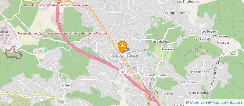 localisation de l'entreprise MONSIEUR MARC-DANIEL JEAN  LA BOUILLADISSE