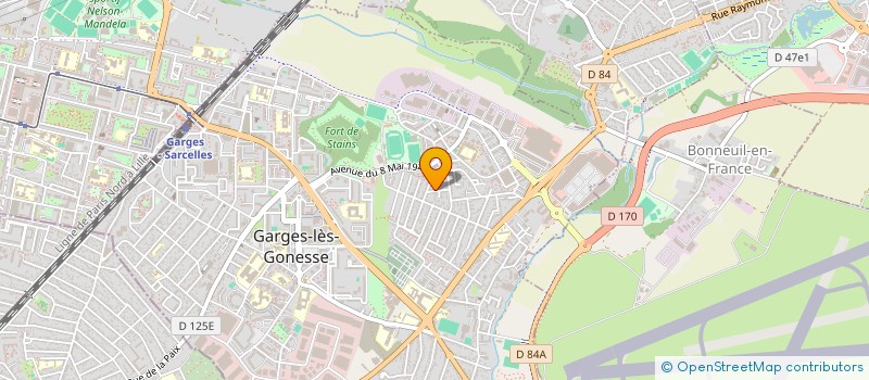 localisation de l'entreprise MONSIEUR MARC DARGAISSE  GARGES-LES-GONESSE