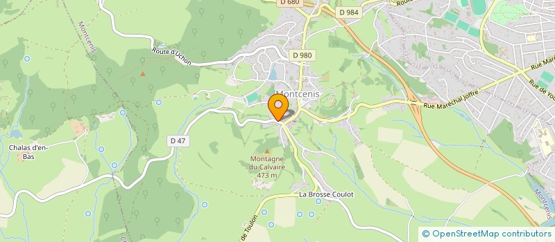 localisation de l'entreprise MONSIEUR MARC DARROUX  MONTCENIS