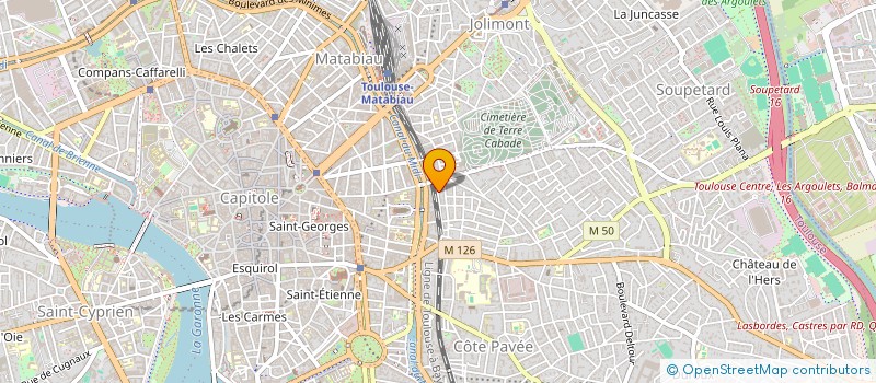 localisation de l'entreprise MONSIEUR MARC DASTUGUE  TOULOUSE