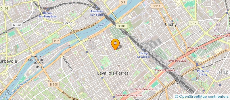 localisation de l'entreprise MONSIEUR MARC DAUMONT à LEVALLOIS-PERRET