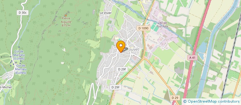 localisation de l'entreprise MONSIEUR MARC DAUTREPPE  LE TOUVET