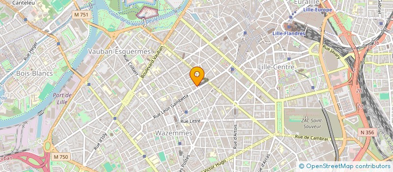 localisation de l'entreprise MONSIEUR MARC DAVER à LILLE