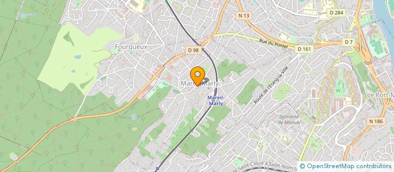 localisation de l'entreprise MONSIEUR MARC DAVID  MAREIL-MARLY