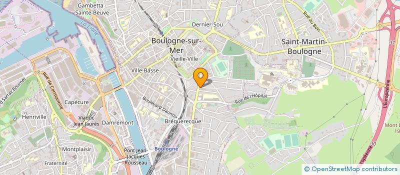 localisation de l'entreprise MONSIEUR MARC DAVIDOVITS à BOULOGNE-SUR-MER