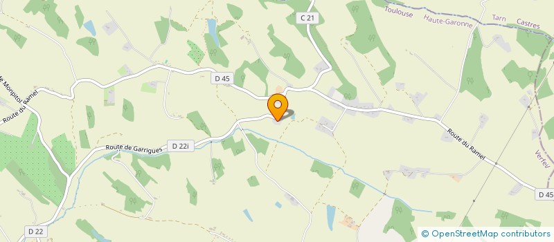 localisation de l'entreprise MONSIEUR MARC DAYMIE  VERFEIL